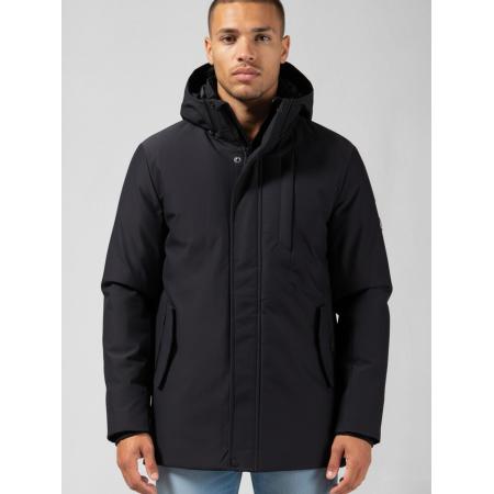 Gabbiano Winterparka Winter Parka Canvas Jacket zwart