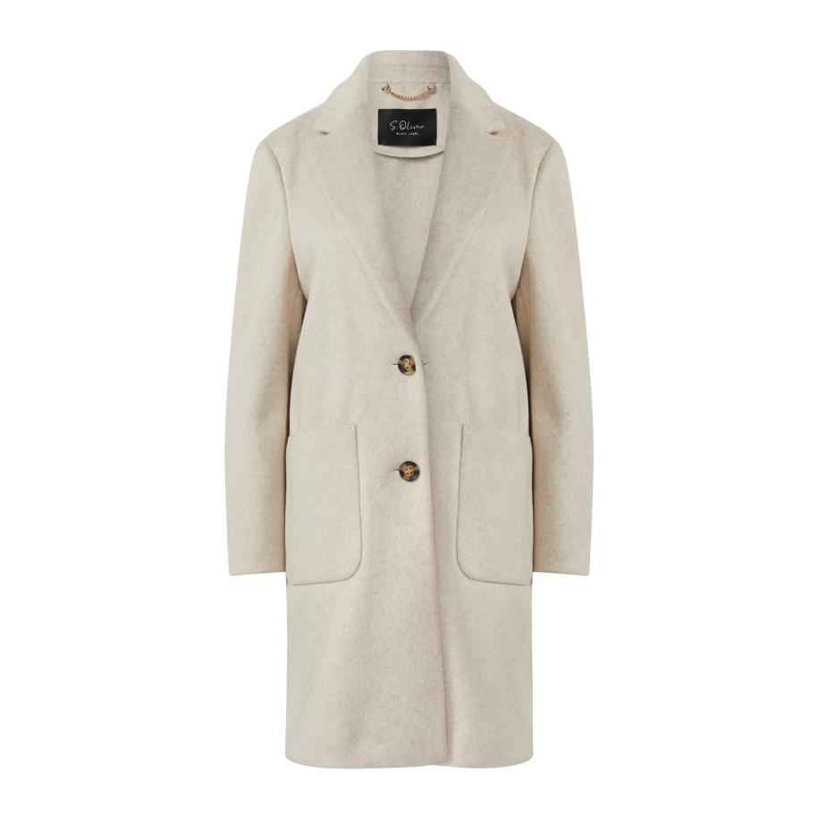 s.Oliver BLACK LABEL s.Oliver BLACK LABEL Tussenmantel ecru -