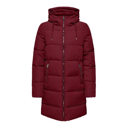 Only ONLY Wintermantel ONLDOLLY wijnrood