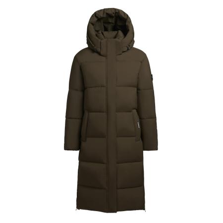 Khujo khujo Wintermantel Rachel Matt-YM olijfgroen