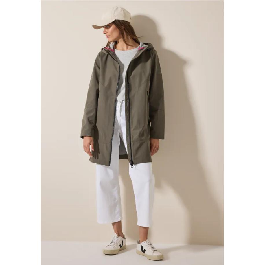 CECIL Katoenen jas Groen