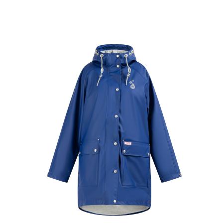 MYMO MYMO Functionele mantel blauw / grijs