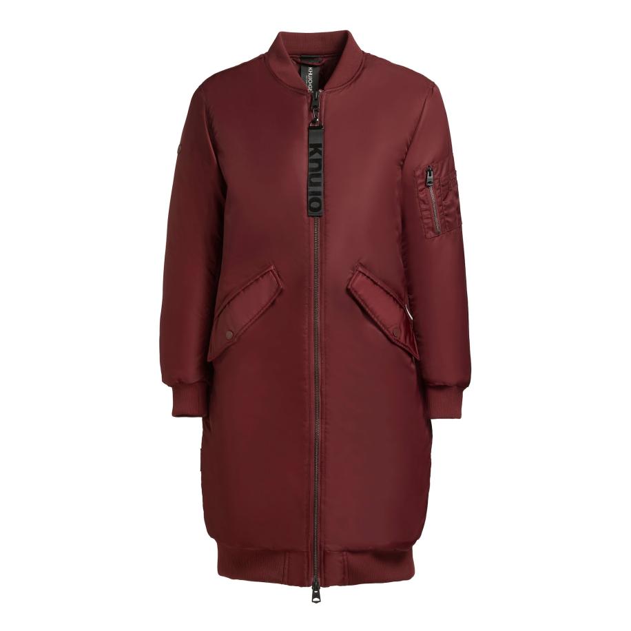 Khujo khujo Tussenmantel LULU wijnrood -