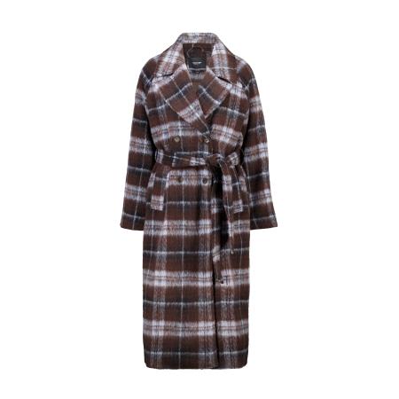 America Today America Today Tussenmantel lichtblauw / bruin / zwart