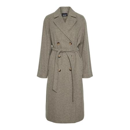 Pieces PIECES Tussenmantel PCMarbel bruin gemêleerd