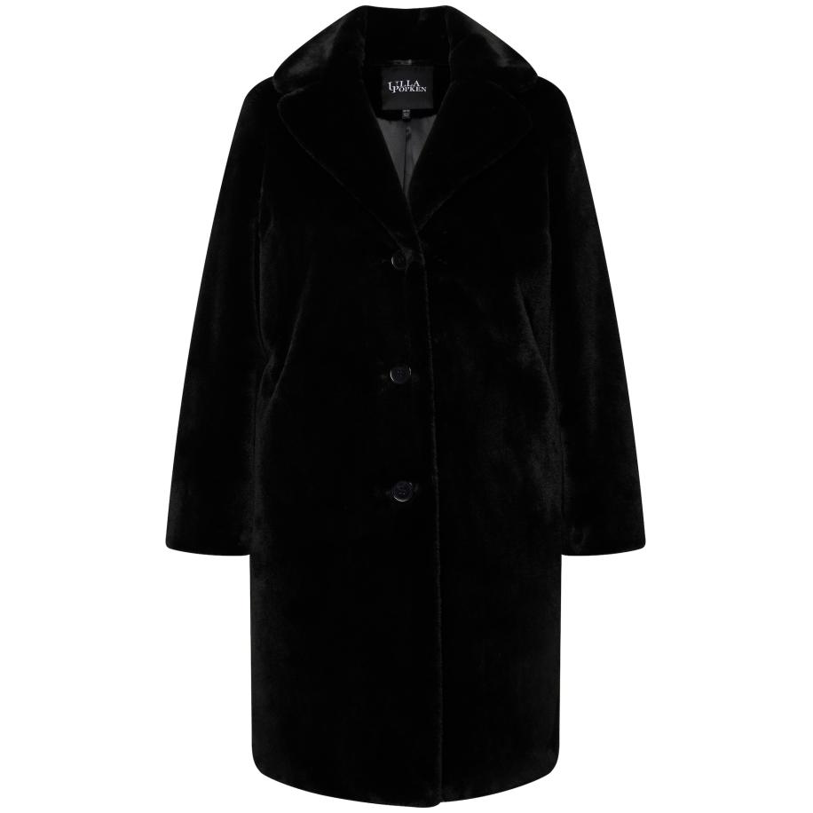 Ulla Popken Ulla Popken Wintermantel zwart -