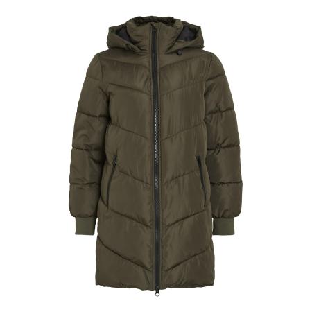Vila VILA Wintermantel olijfgroen / zwart