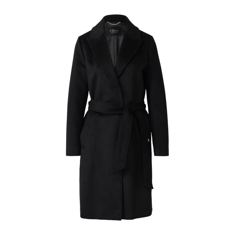 s.Oliver BLACK LABEL s.Oliver BLACK LABEL Tussenmantel zwart -