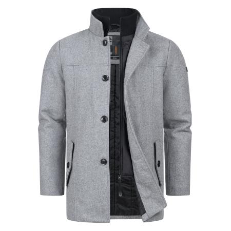 INDICODE JEANS INDICODE JEANS Winterjas Lunik lichtgrijs