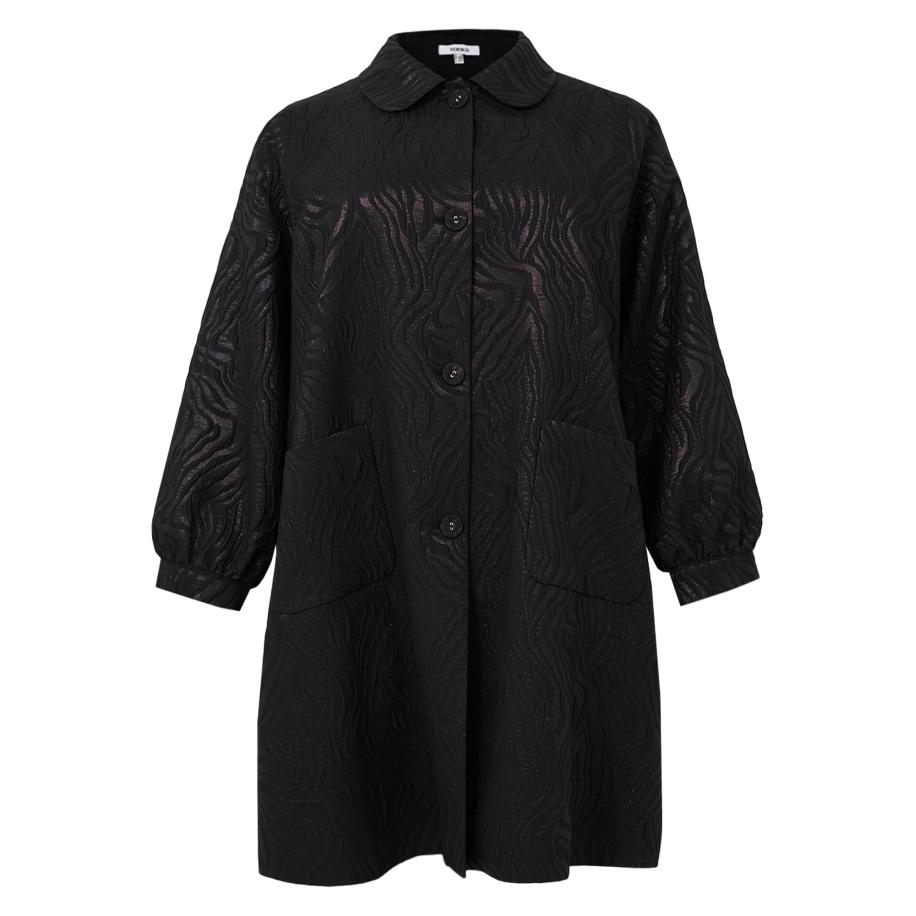 Yoek YOEK Tussenmantel zwart -