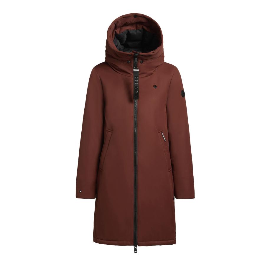 Khujo khujo Wintermantel Yaak3 bordeaux -