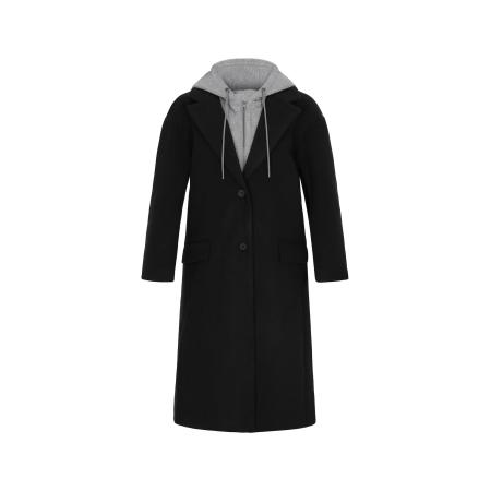 MYMO myMo ROCKS Tussenmantel grijs gemêleerd / zwart