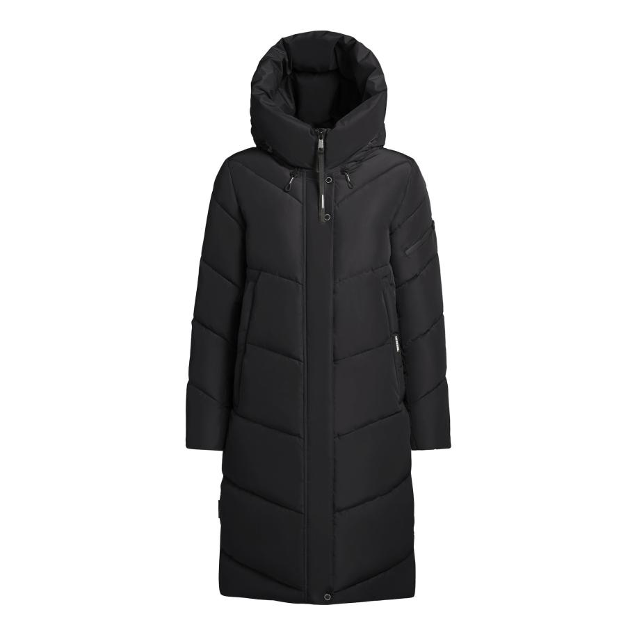 Khujo khujo Wintermantel Jange zwart -