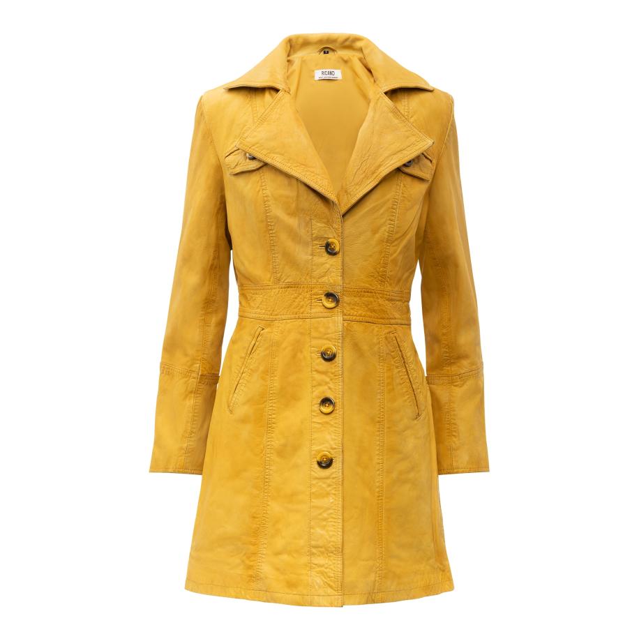 RICANO RICANO Tussenmantel geel -