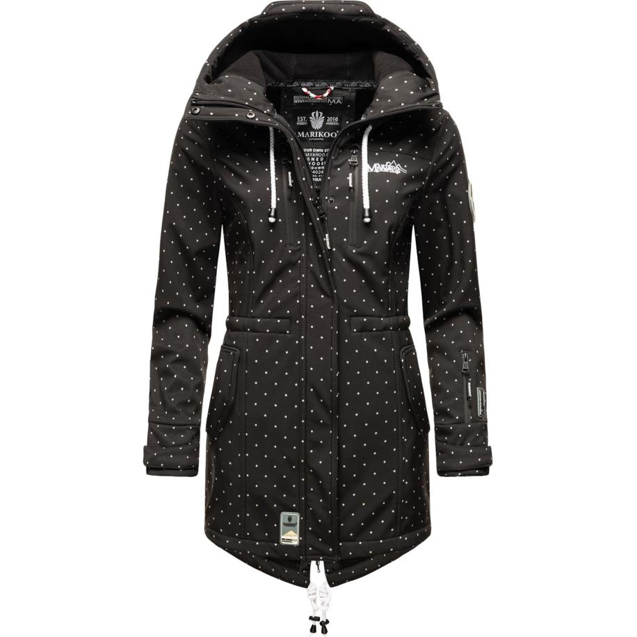 MARIKOO MARIKOO Functionele mantel Zimtzicke zwart / wit Blauw