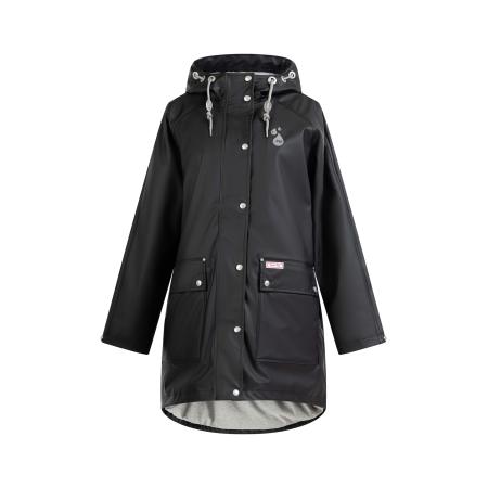 MYMO MYMO Functionele mantel lichtgrijs / zwart