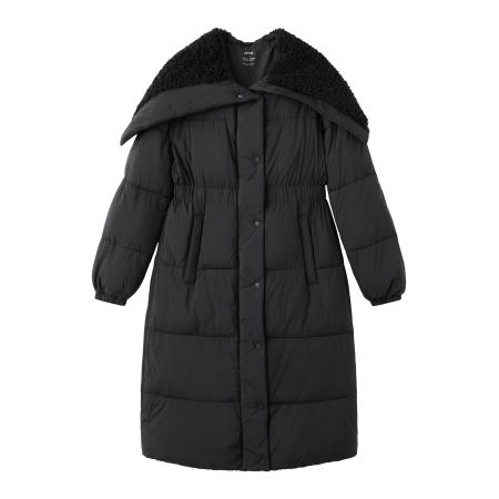 Mango MANGO Wintermantel SHEARLIN zwart