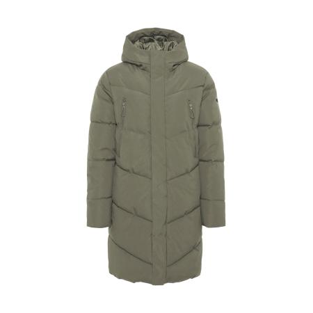 Solid !Solid Winterjas Gabe olijfgroen / zwart