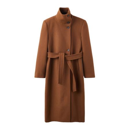 MANGO Tussenmantel Sirenita bruin