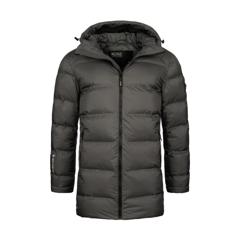 INDICODE JEANS INDICODE JEANS Winterjas Parkkish donkergrijs / kaki -
