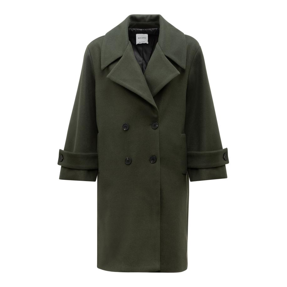 RICANO RICANO Tussenmantel Silvana donkergroen -