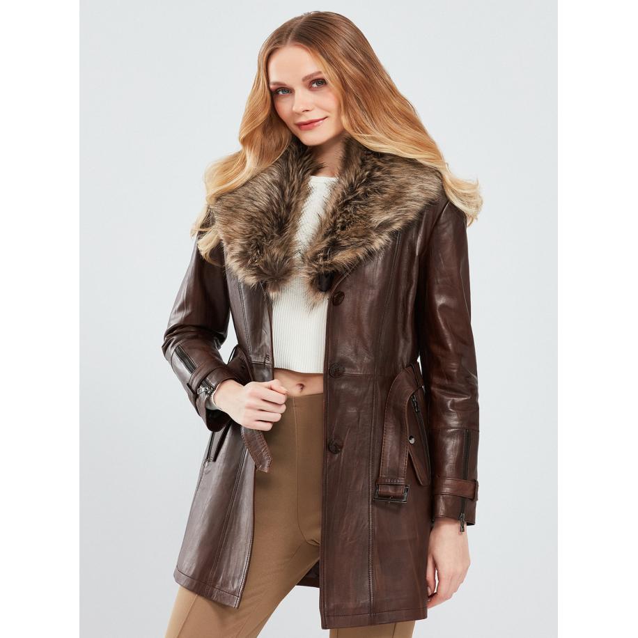 Derimod Derimod Tussenmantel bruin -