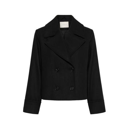 Kaffe Kaffe Tussenmantel Julia zwart