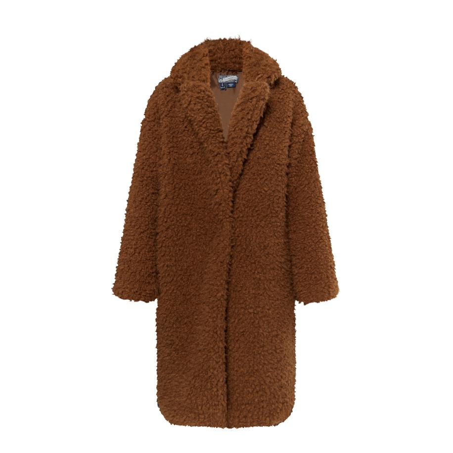 DreiMaster DreiMaster Vintage Wintermantel bruin -