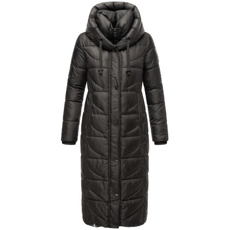 NAVAHOO NAVAHOO Wintermantel Waffelchen zwart