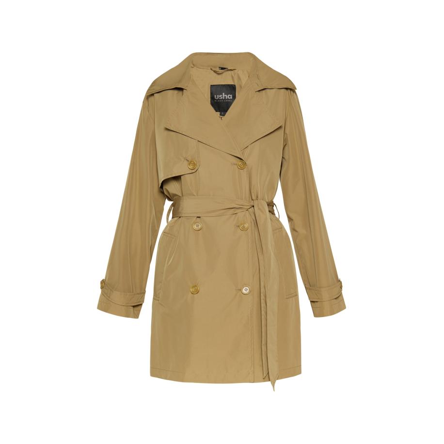 Usha usha BLACK LABEL Tussenmantel kaki -