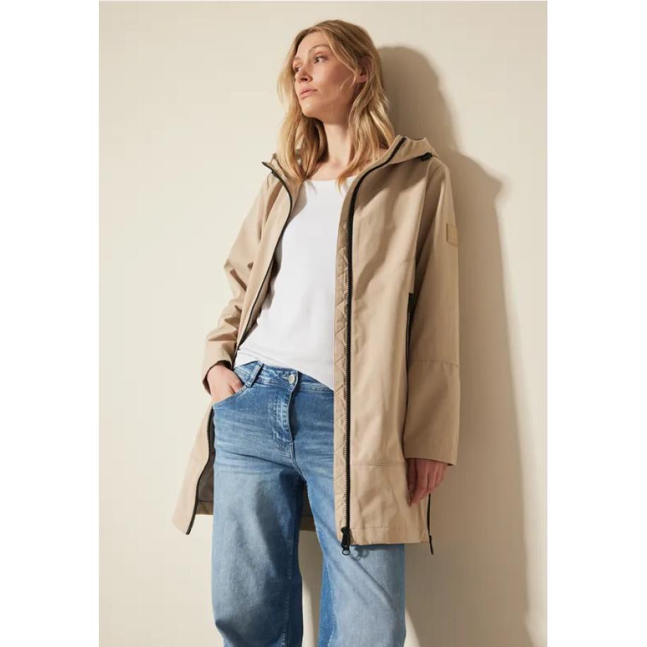 CECIL Katoenen jas Bruin