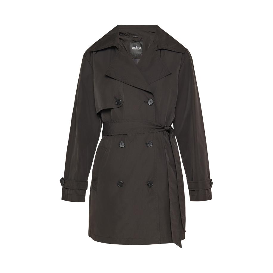 Usha usha BLACK LABEL Tussenmantel zwart -