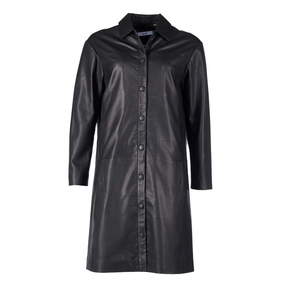 Maze Maze Tussenmantel zwart -