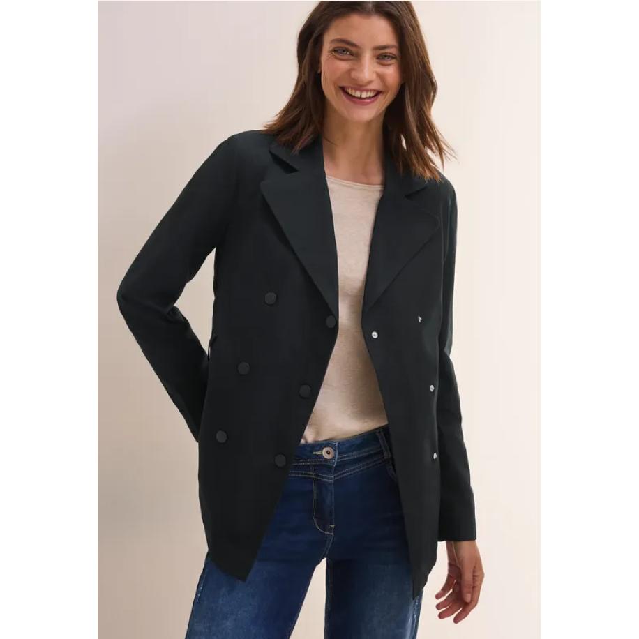 CECIL Korte trenchcoat Zwart