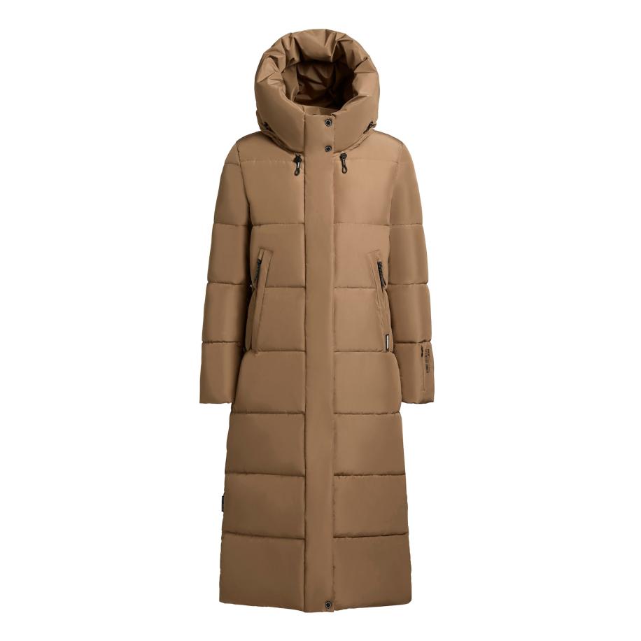 Khujo khujo Wintermantel SOULANI4 lichtbruin -