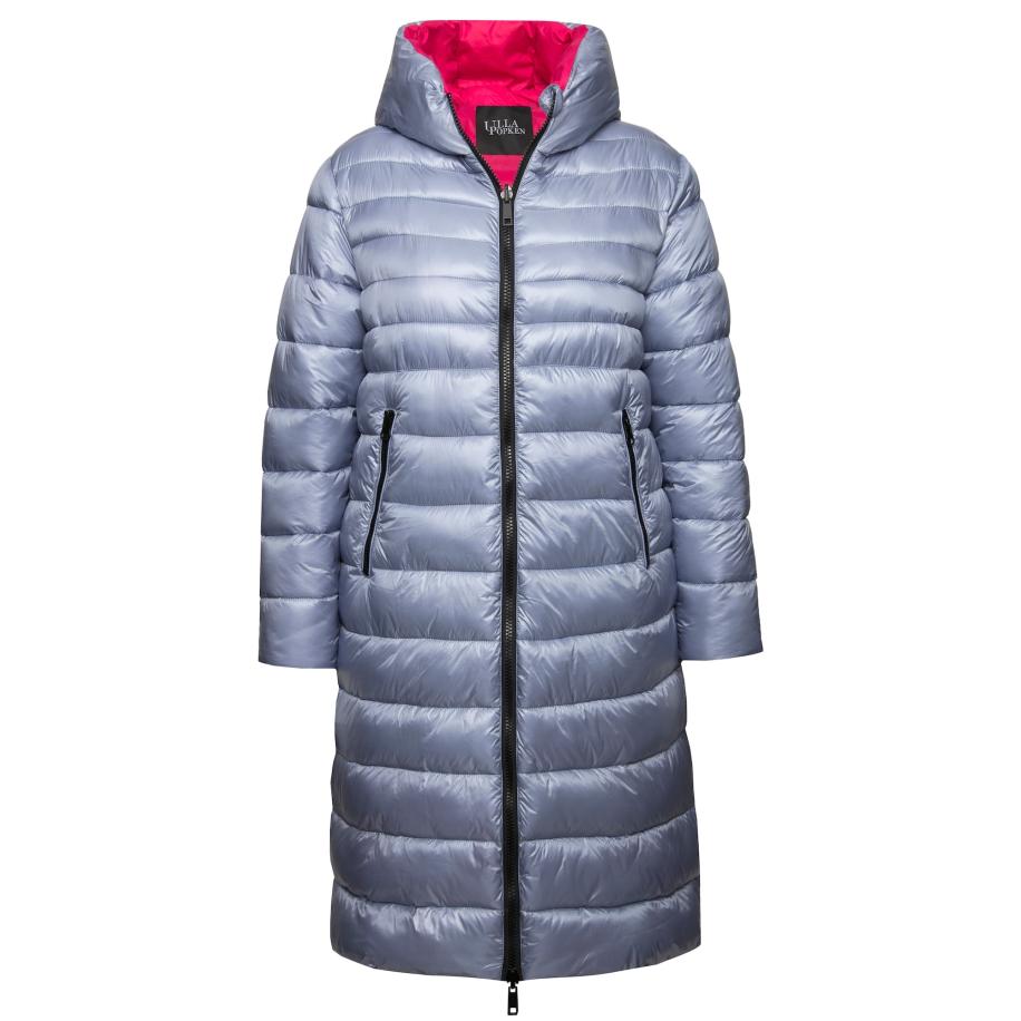 Ulla Popken Ulla Popken Wintermantel blauw / rood -
