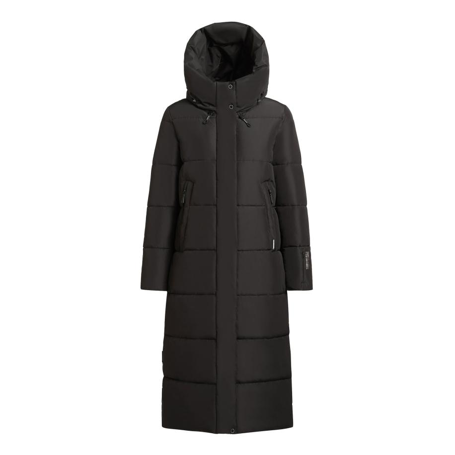 Khujo khujo Wintermantel Soulani4 zwart -