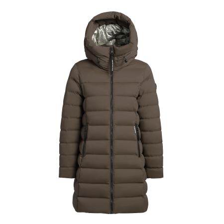 Khujo khujo Wintermantel Nekar2 donkerbruin