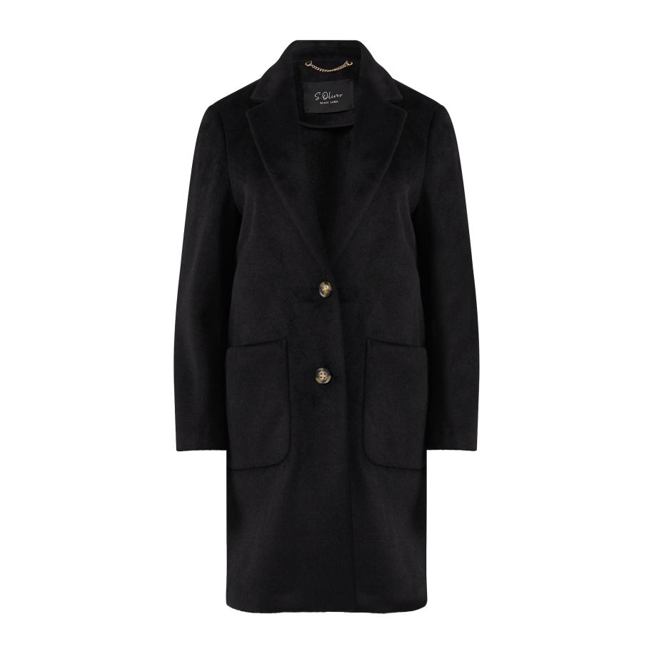 s.Oliver BLACK LABEL s.Oliver BLACK LABEL Tussenmantel zwart -