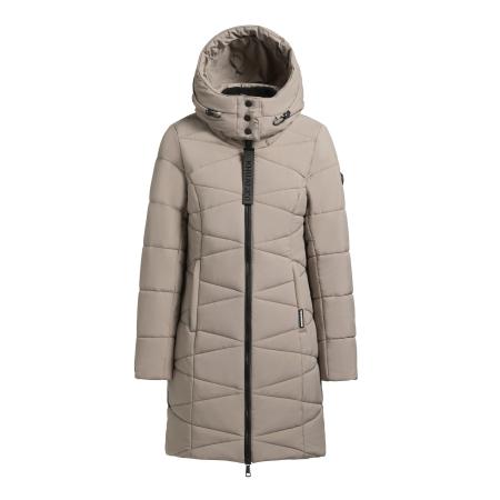 Khujo khujo Wintermantel Fitt3 beige / zwart
