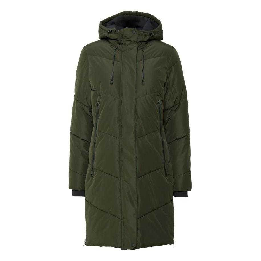 Oxmo Oxmo Wintermantel Juna groen -