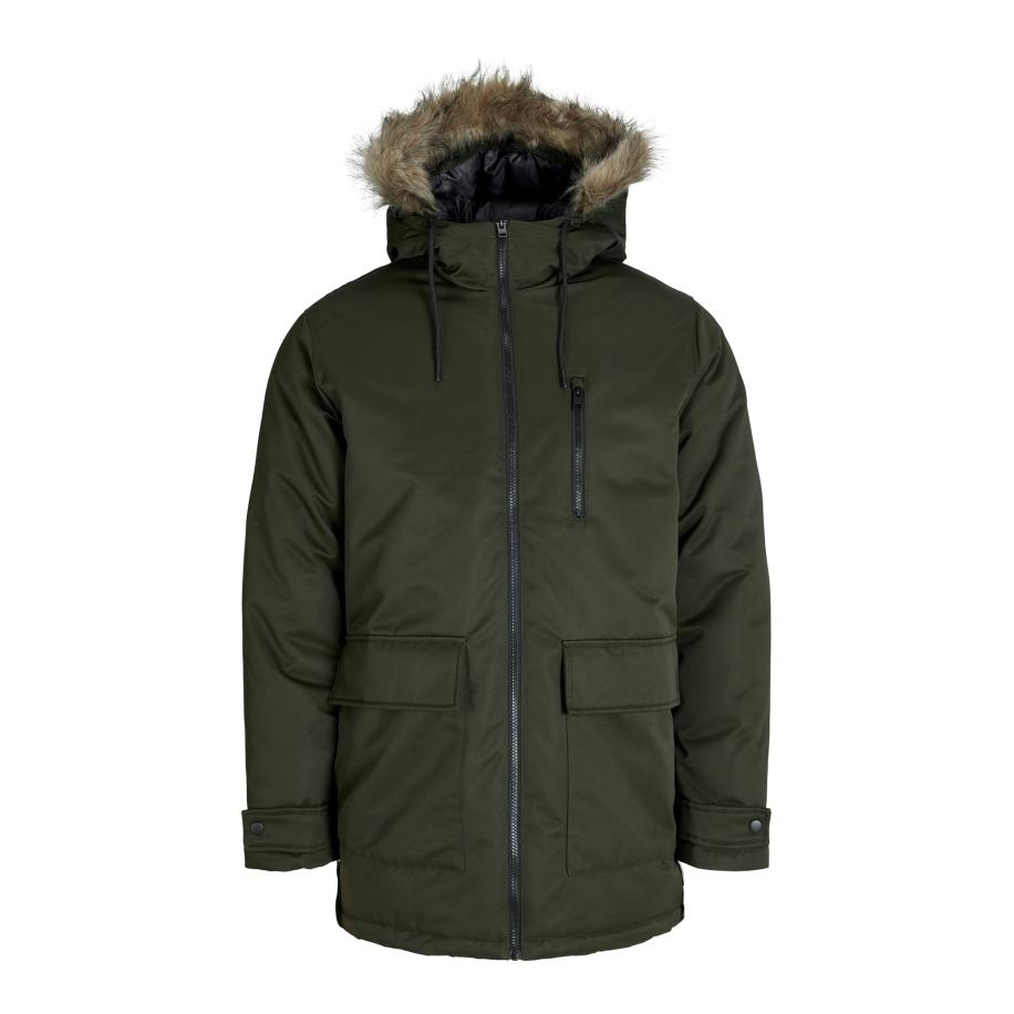 Jack & Jones JACK & JONES Winterparka JJCHARLIE donkergroen -