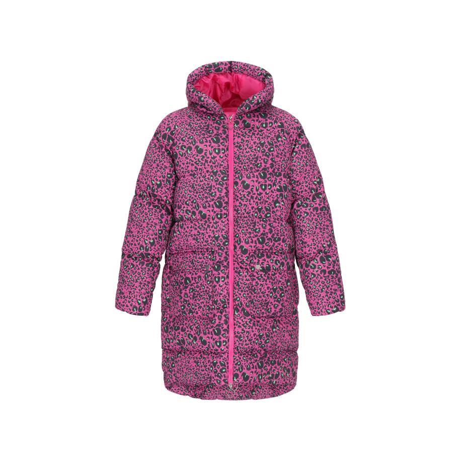 MYMO MYMO Tussenmantel lichtgroen / pink / zwart -