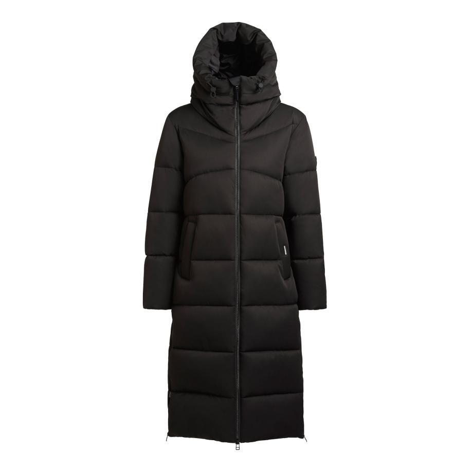 Khujo khujo Wintermantel Lima zwart -