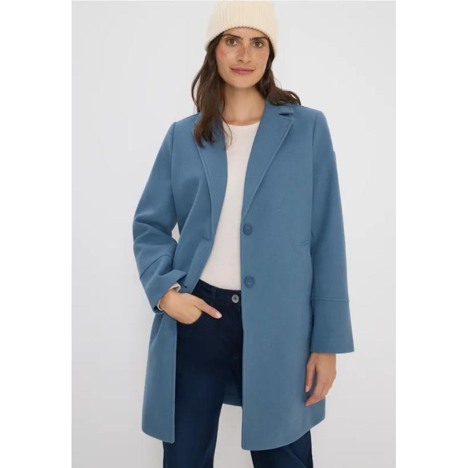 CECIL Wollen reversjas Blauw