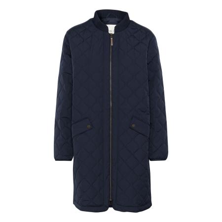 Cream Cream Winterjas Arwen nachtblauw / geel