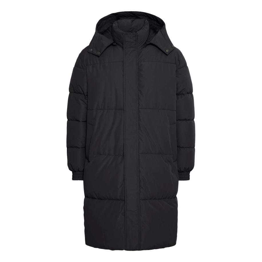 Solid !Solid Winterjas SDROY LONG zwart -