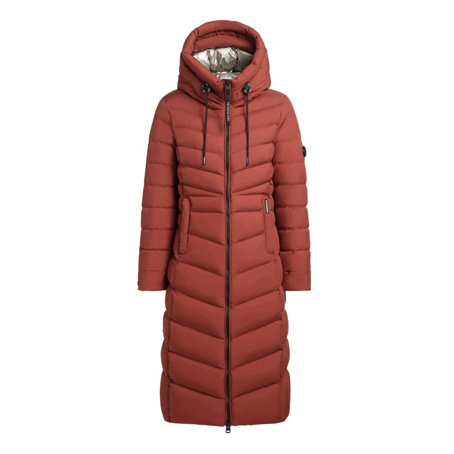 Khujo khujo Wintermantel Ingram4-YM donkerrood -