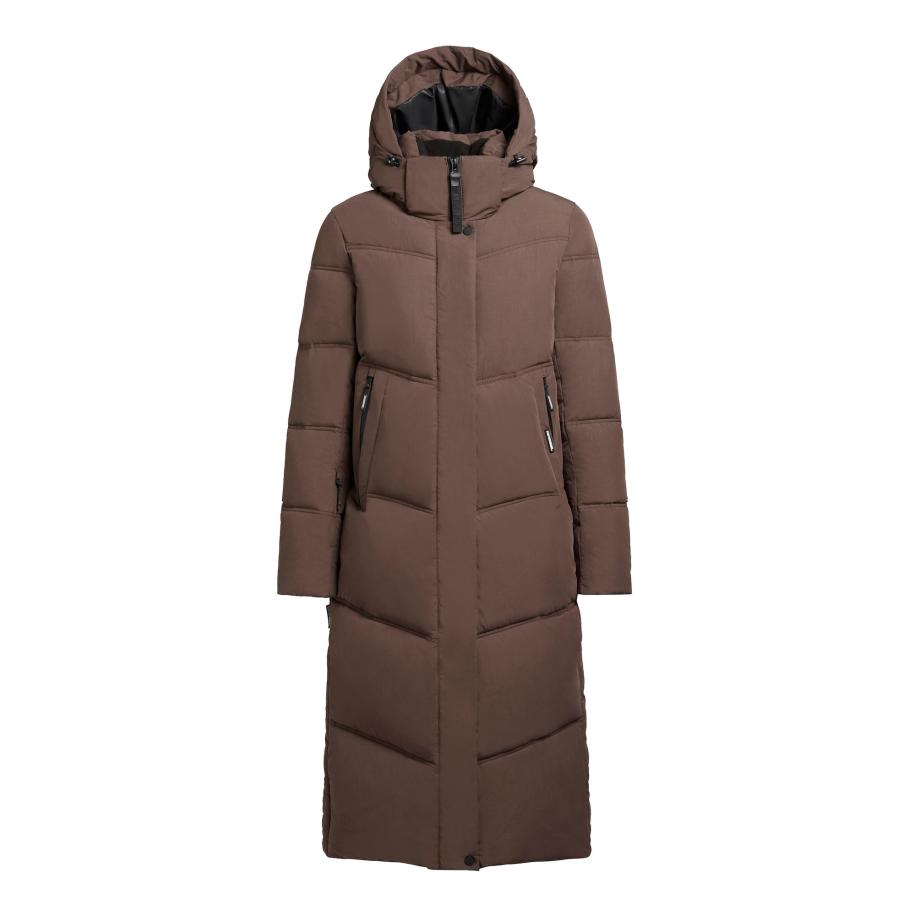Khujo khujo Wintermantel LUGA bruin / taupe -