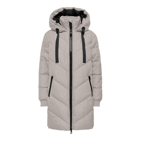JDY Wintermantel JDYSkylar greige / zwart